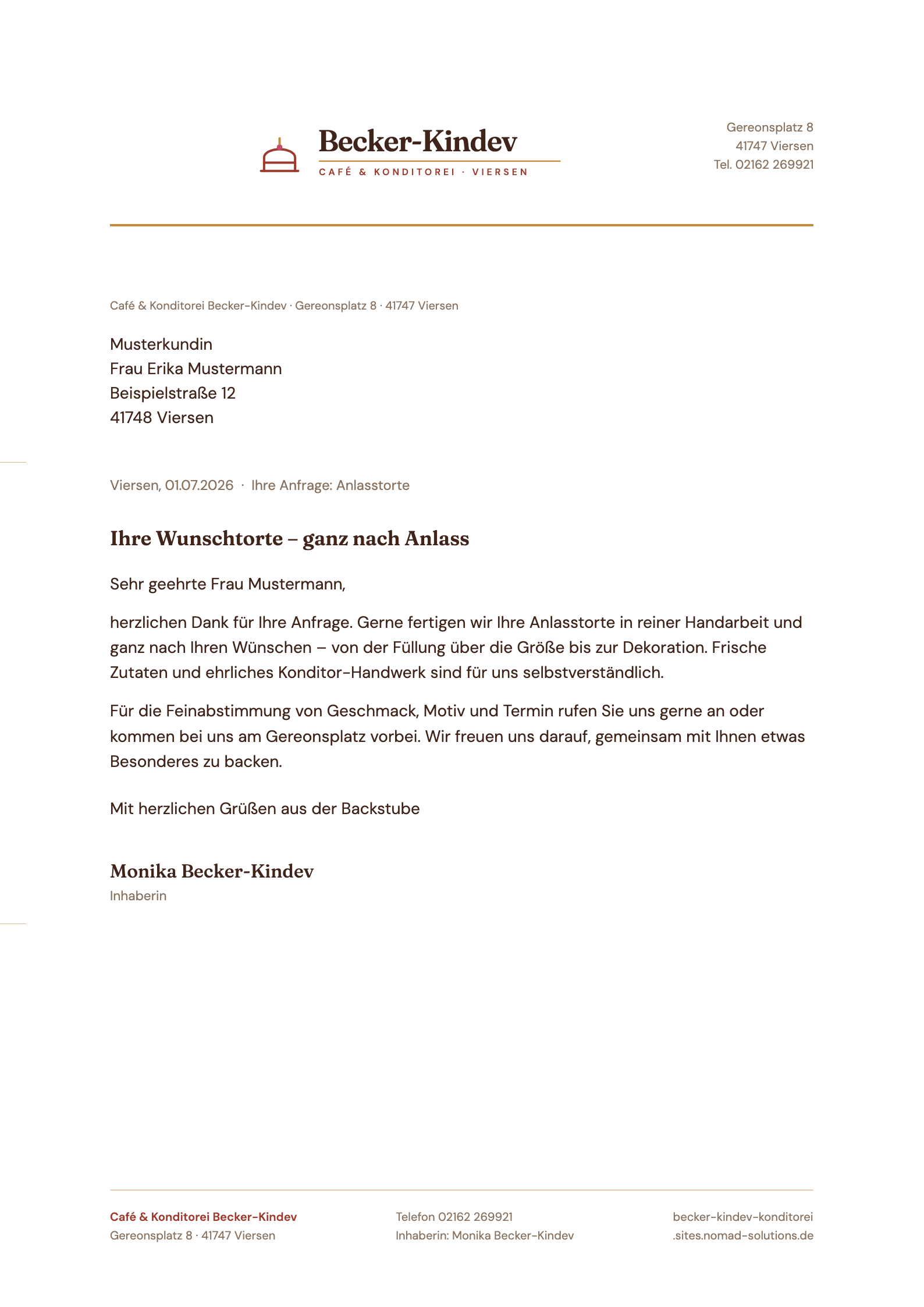 Briefbogen Die gute Stube – Vorschau