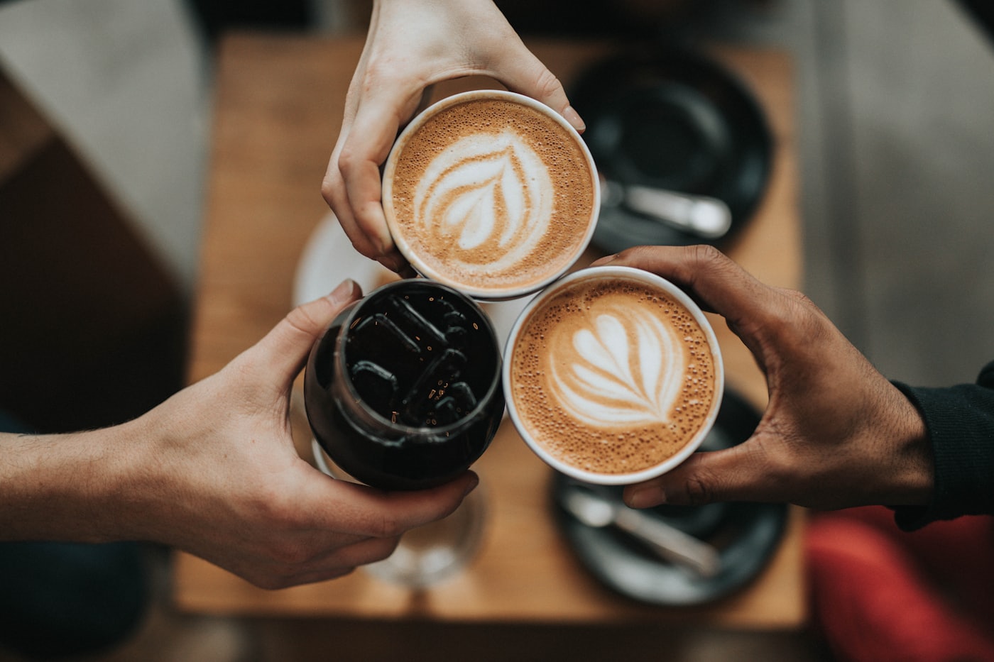 Cappuccino mit Latte-Art
