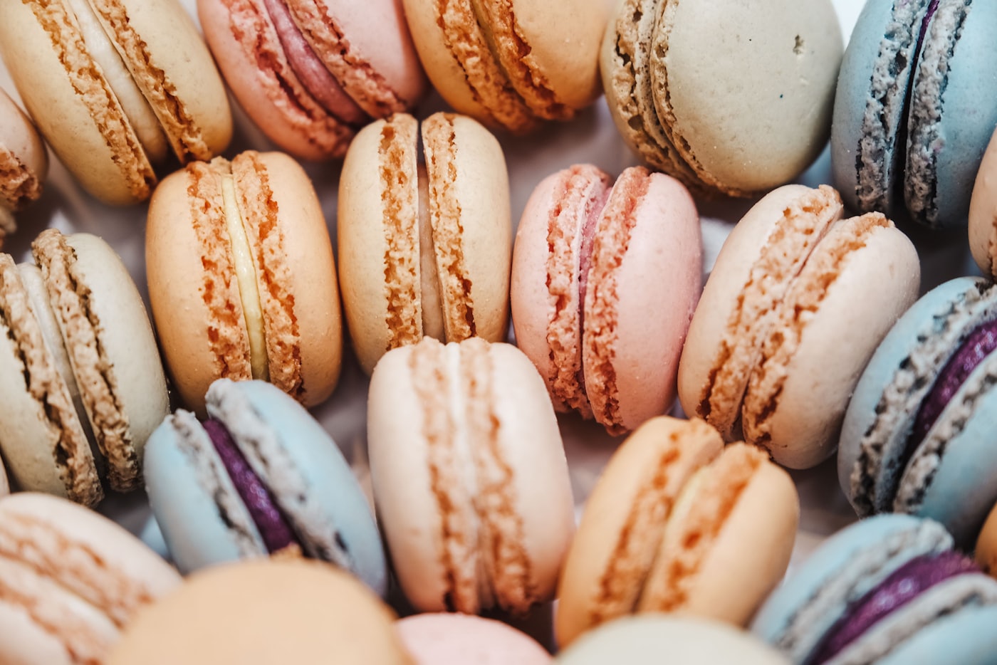 Bunte Macarons