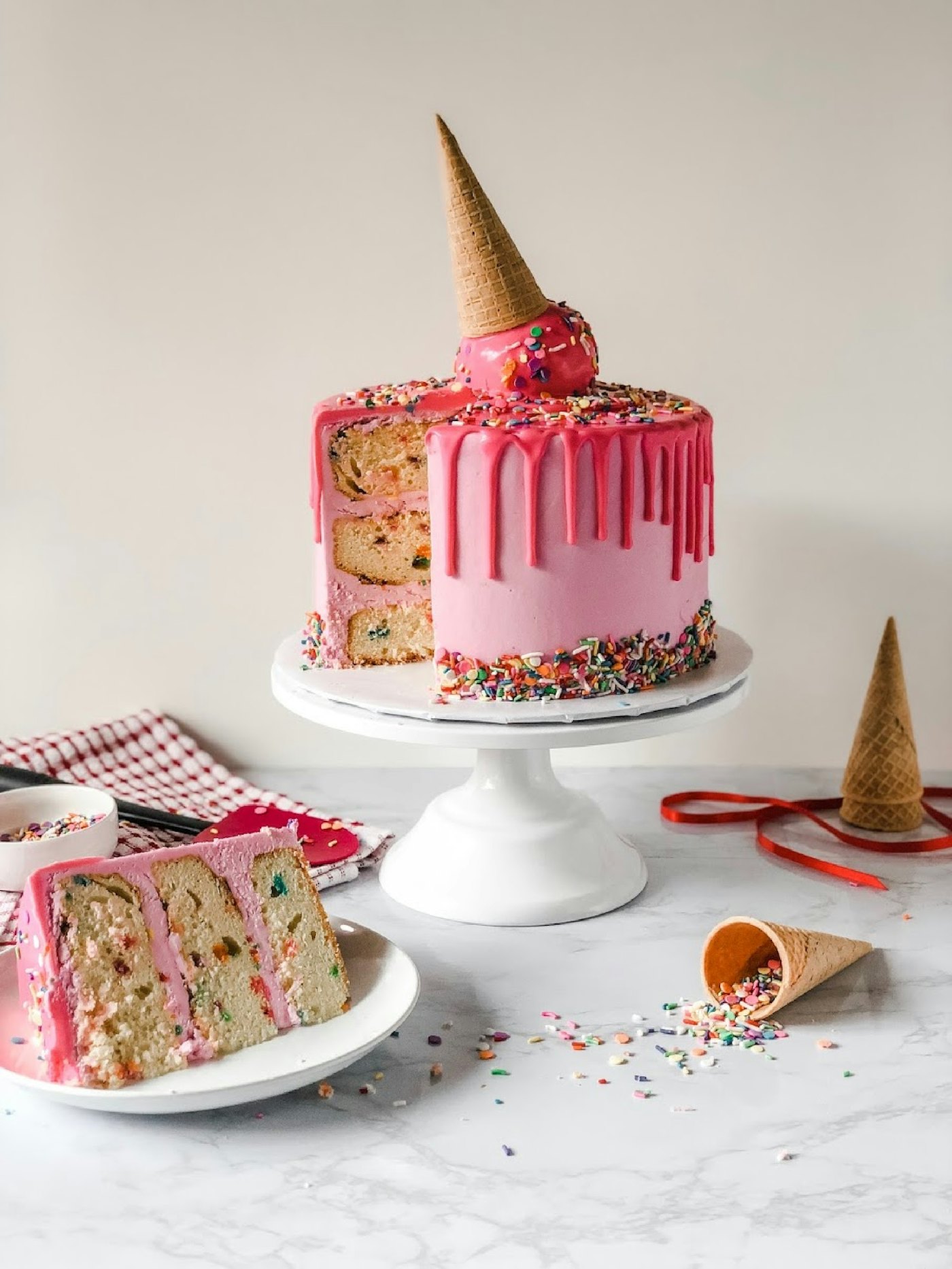 Dekorierte Torte
